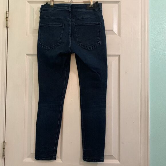 Express Legging High Rise Dark Wash Jeans Size 2 - Picture 2 of 4
